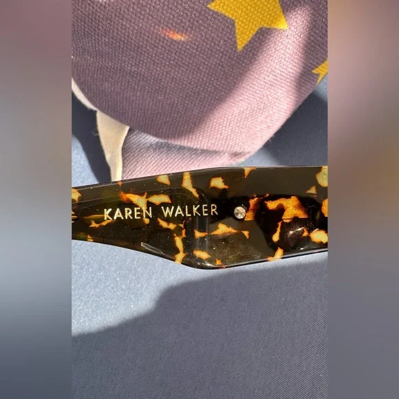 Karen Walker Wrap God Tortoise Sunglasses  display picture 1